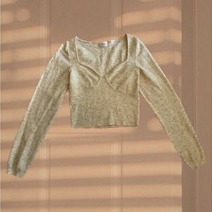 Aritzia - Wilfred Crop Sweater